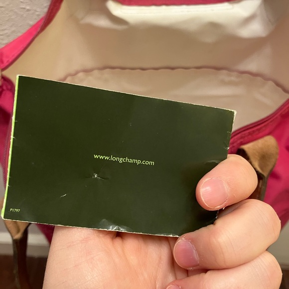 Longchamp expandable  magenta bag - Picture 14 of 15